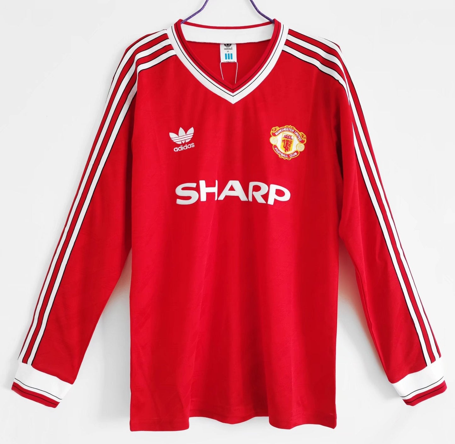 Manchester United 1986-1987 Retro Long Sleeve Home Kit