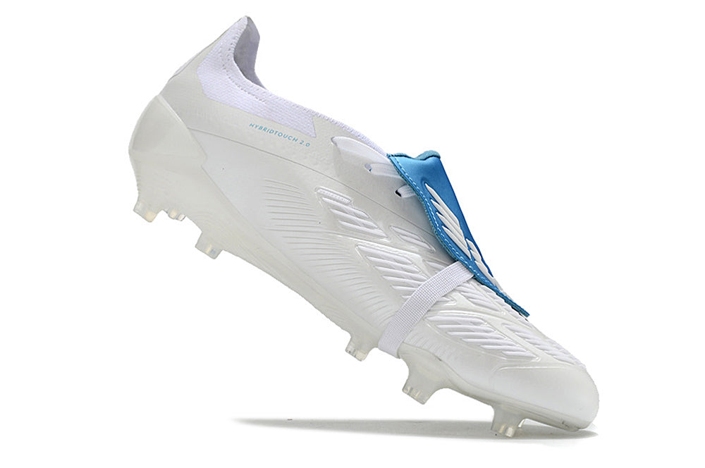 Adidas Predator Accuracy+ Shoes - White | Metallic Blue