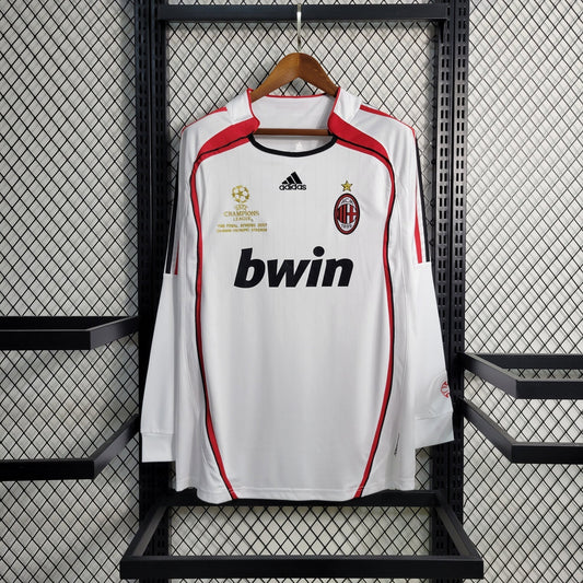 AC Milan 2007 Retro UCL Long Sleeve Away Kit