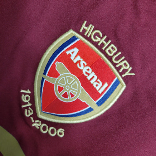 Arsenal 2005-2006 Retro Home Kit Long Sleeve