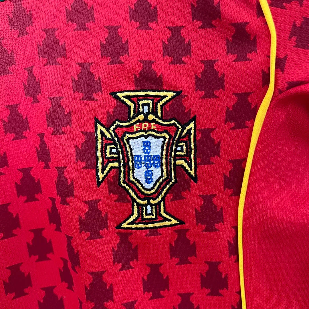 2004 Retro Portugal Home Kids Size