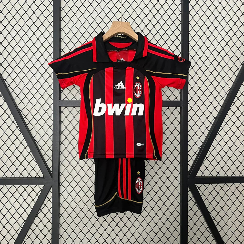 AC Milan Retro 06/07 Home Kids Size