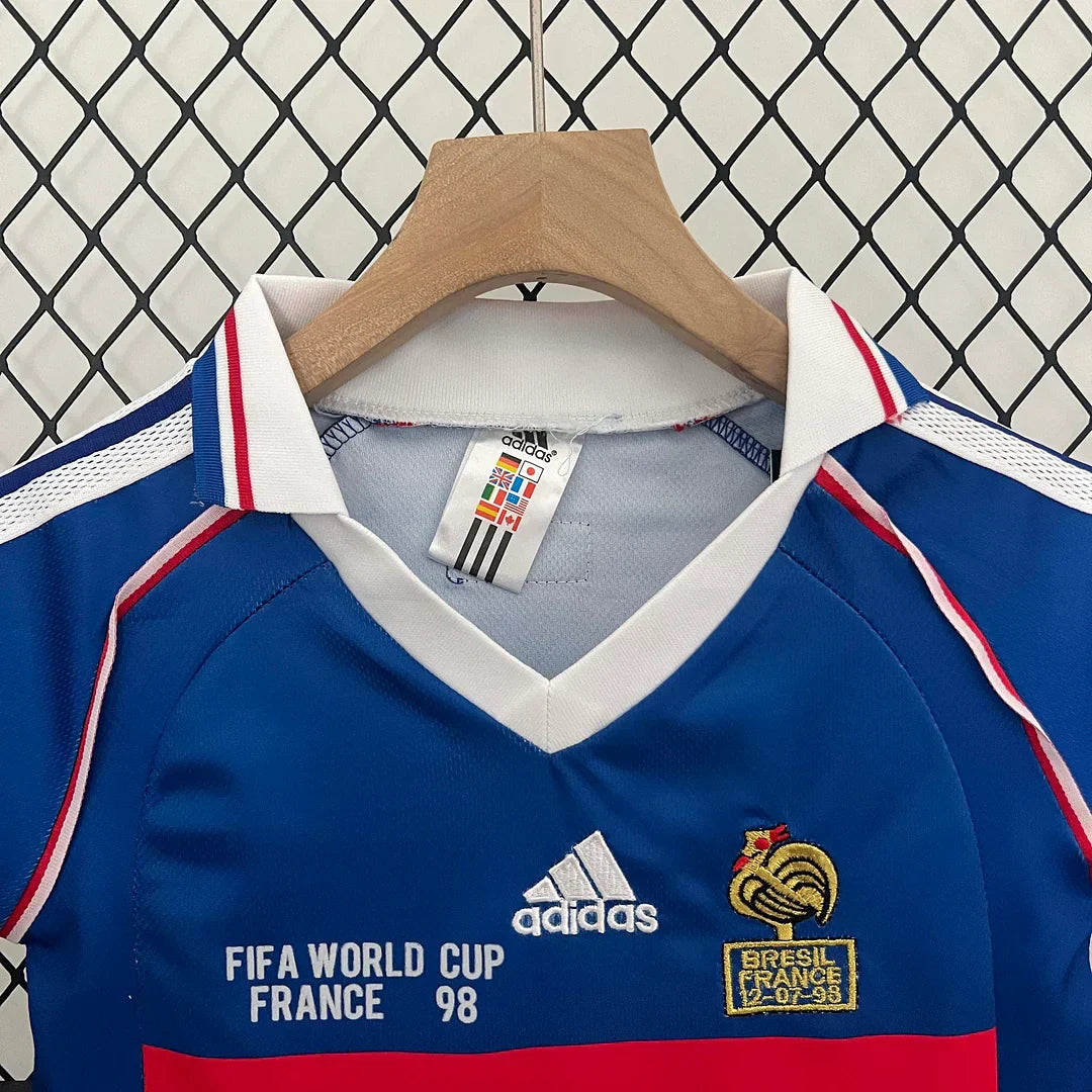1998 Retro France Home Kids Size