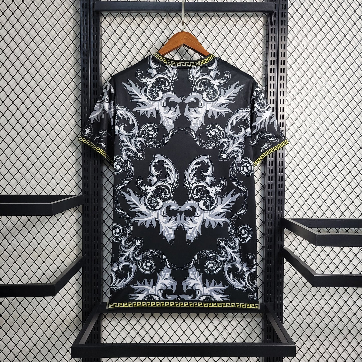 Italy "Versace" Special Black Jersey