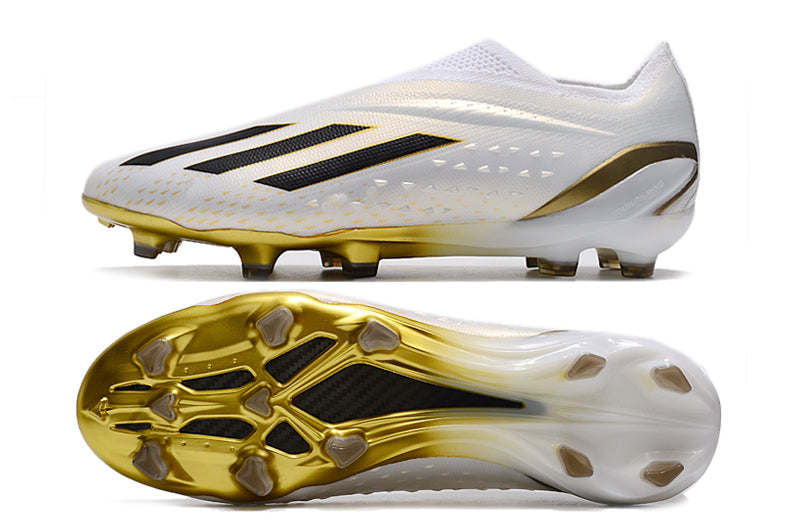 Adidas X Speedportal | White | Gold | Black | Laceless