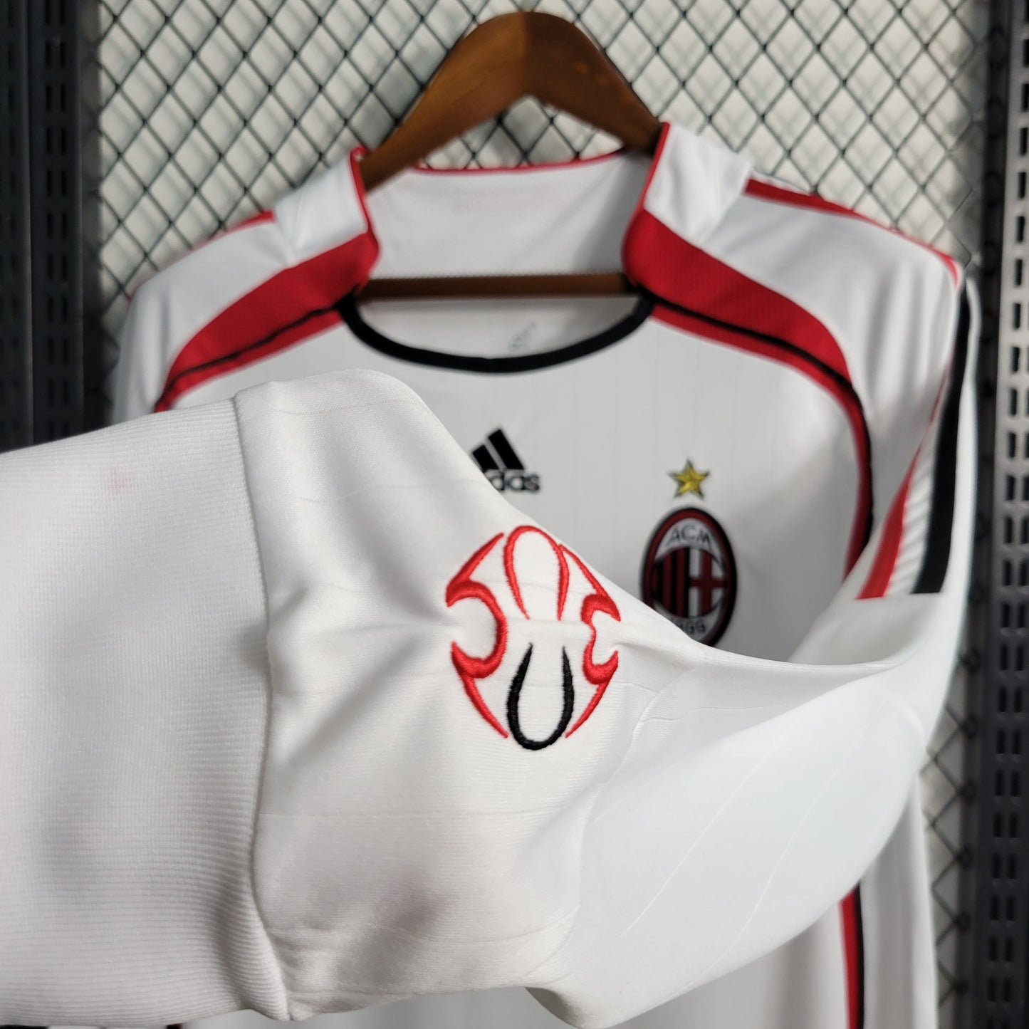 AC Milan 2007 Retro UCL Long Sleeve Away Kit