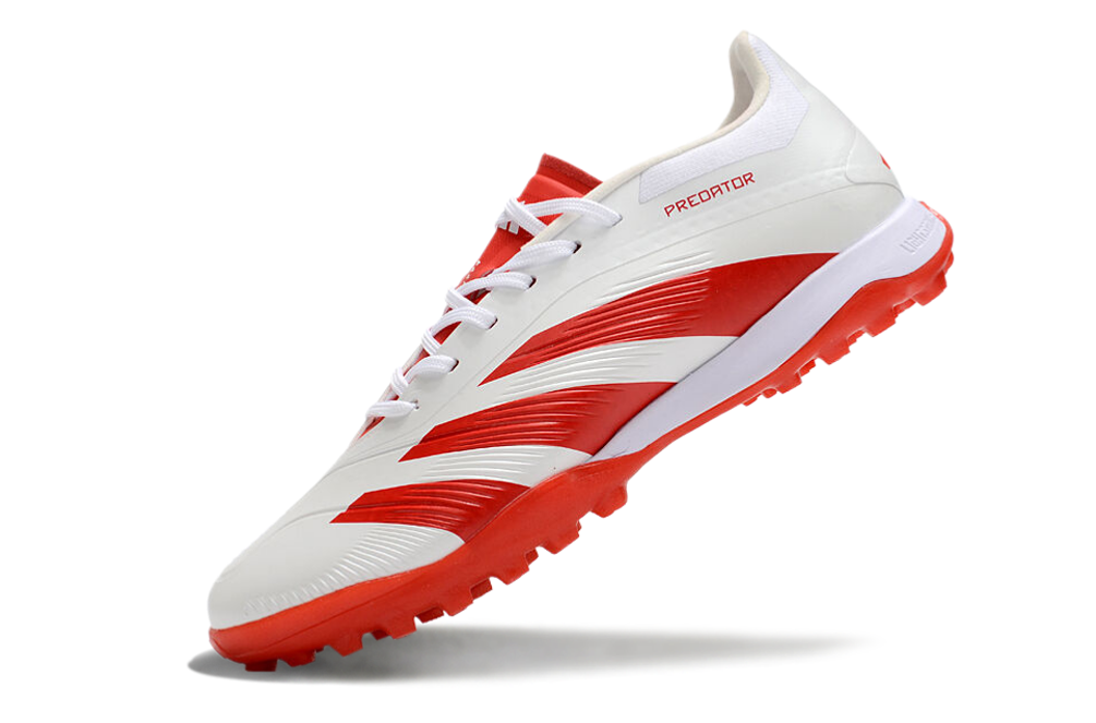 Adidas Predator 24 Elite Indoor Shoes - Ruby Red | Snow White