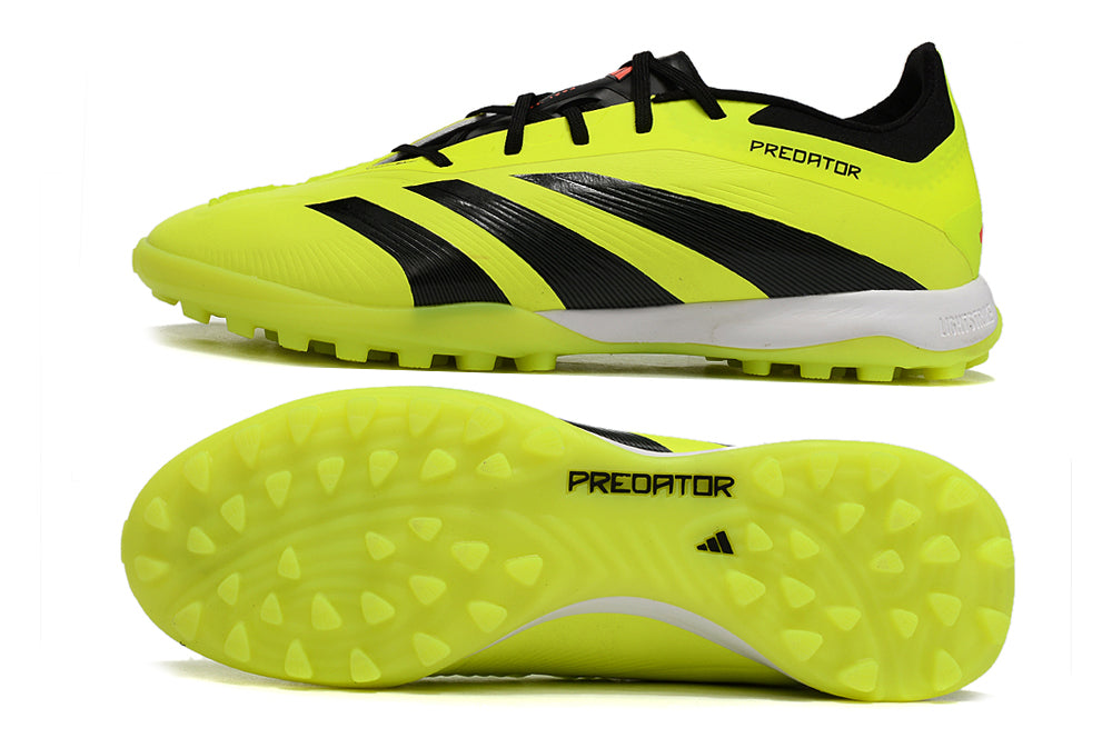 Adidas Predator 24 Elite Indoor Shoes - Chartreuse Green | Jade Black