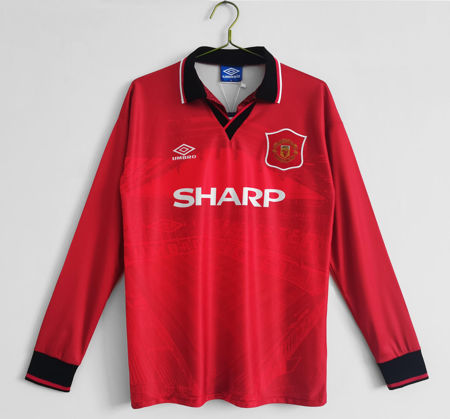 Manchester United 1994-1996 Retro Long Sleeve Home Kit