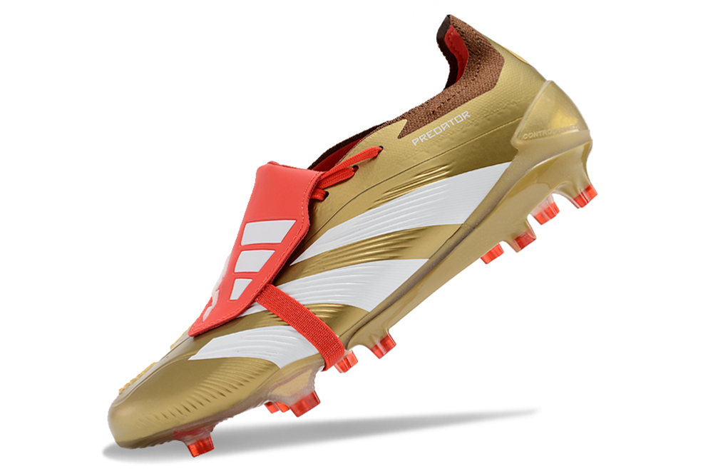 Adidas Predator Elite Shoes - Gold | Red | White