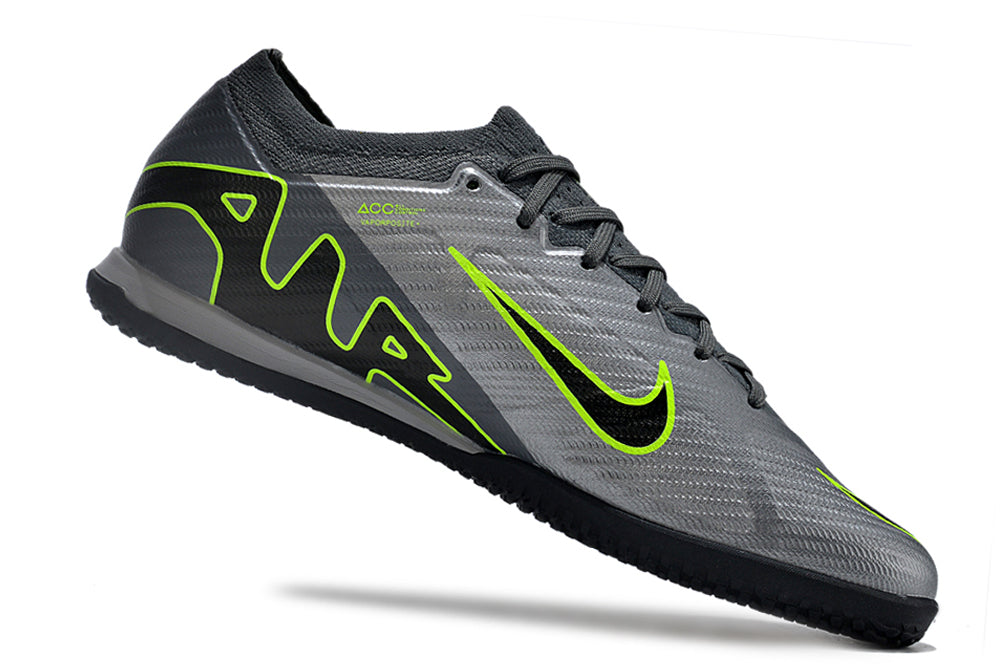 Nike Mercurial Vapor - Indoor Shoes - Fossil Gray | Jet Black | Chartreuse Green