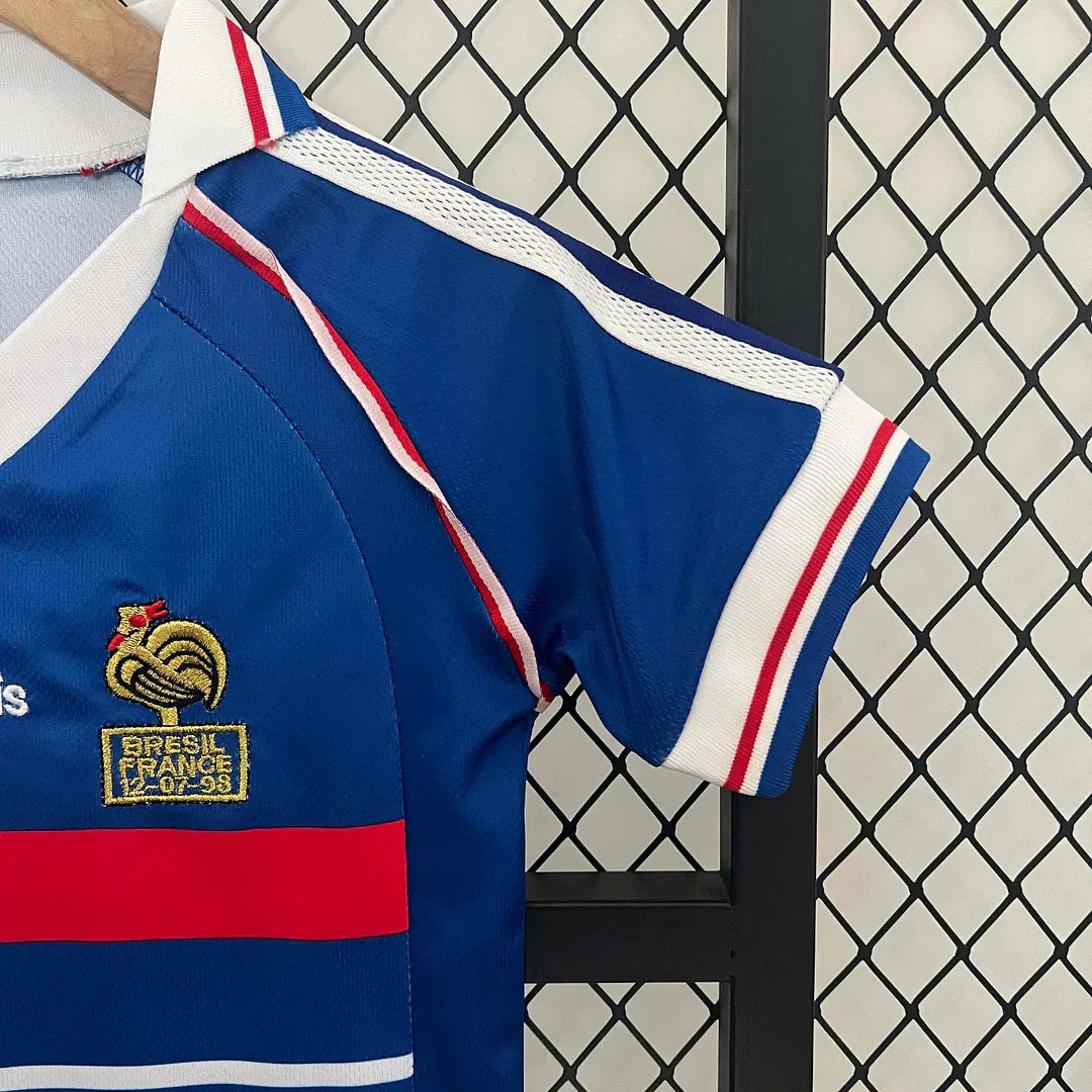 1998 Retro France Home Kids Size