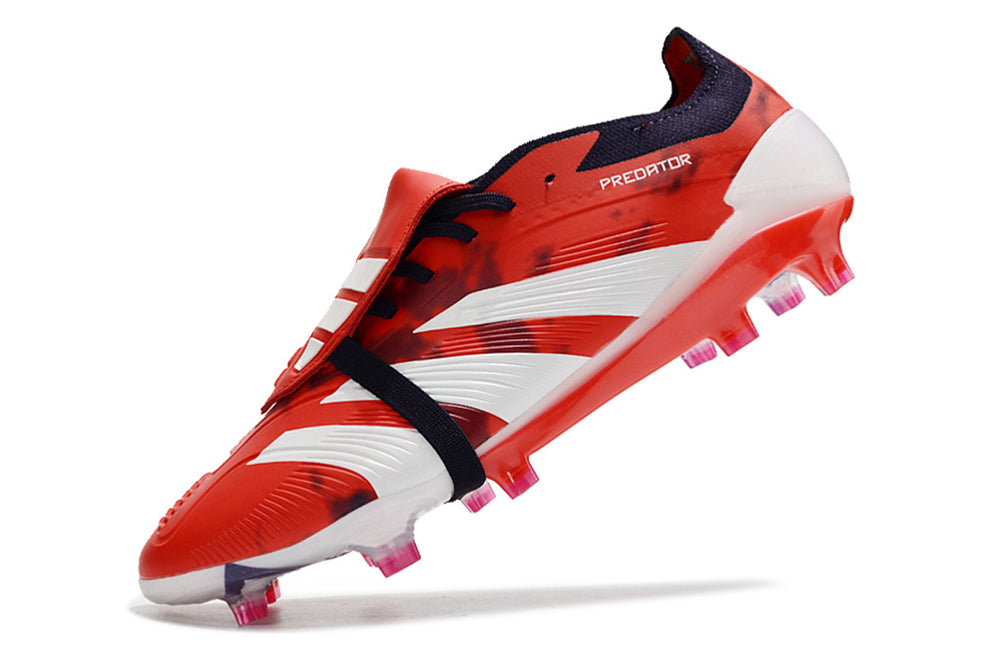 Adidas Predator Accuracy+ Shoes - White | Crimson Red