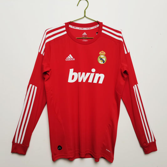 Real Madrid 2011-2012 Retro Long Sleeve Away Kit