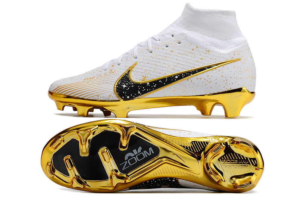 Nike Mercurial Superfly - 24K Yellow Gold | Snow White