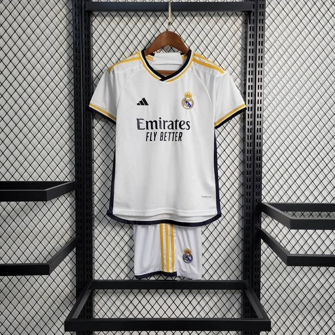 23/24 Real Madrid Home Kit Kids Size