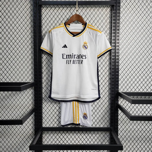 23/24 Real Madrid Home Kit Kids Size