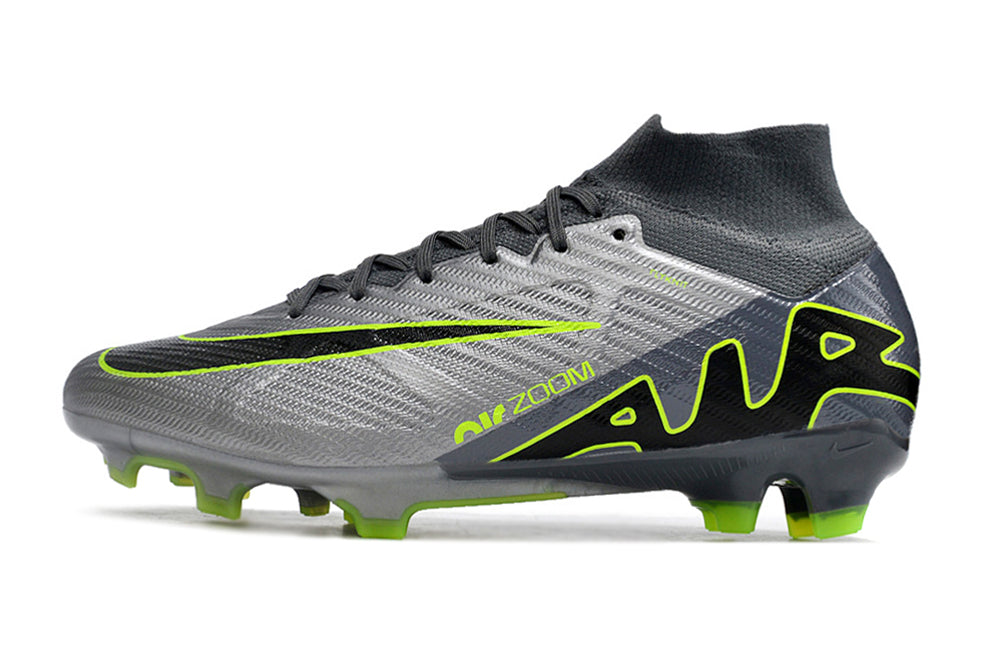 Nike Mercurial Superfly - Fossil Gray | Jet Black | Chartreuse Green