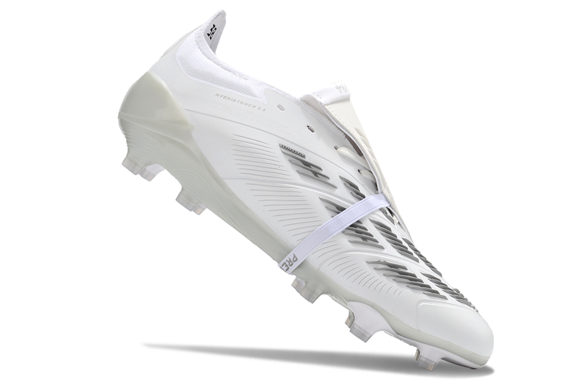 Adidas Predator Accuracy+ Shoes - White | Cloud Gray