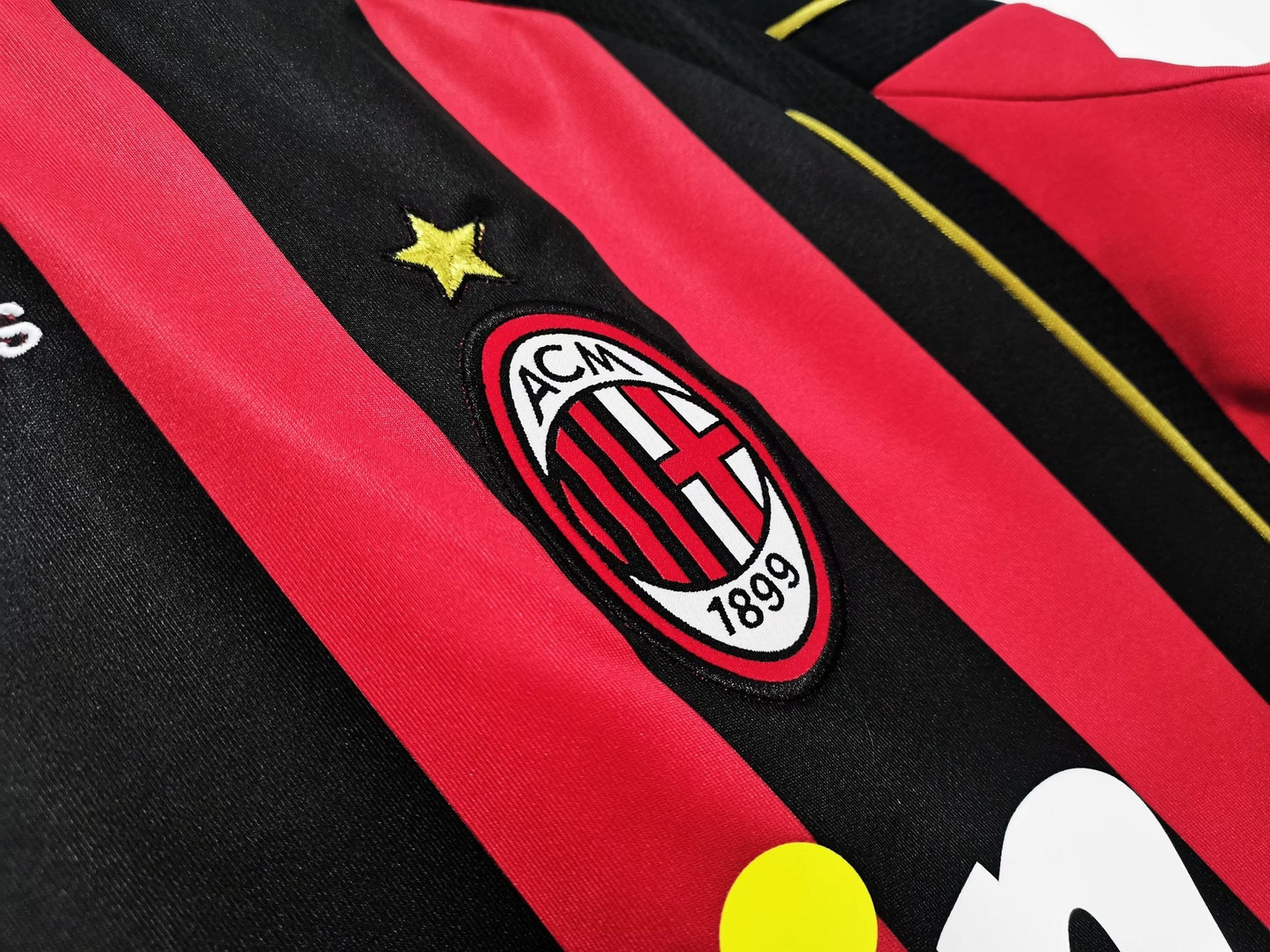AC Milan 2007-2008 Retro Long Sleeve Home Jersey