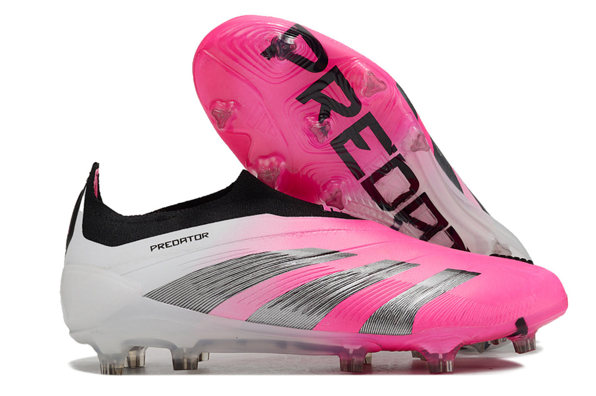 Adidas Predator Accuracy | Pink | White | Black | Laceless