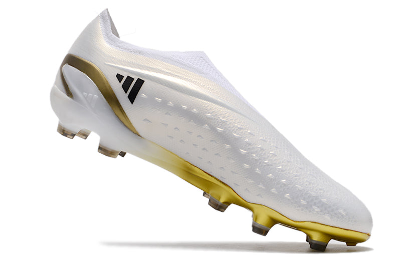 Adidas X Speedportal | White | Gold | Black | Laceless