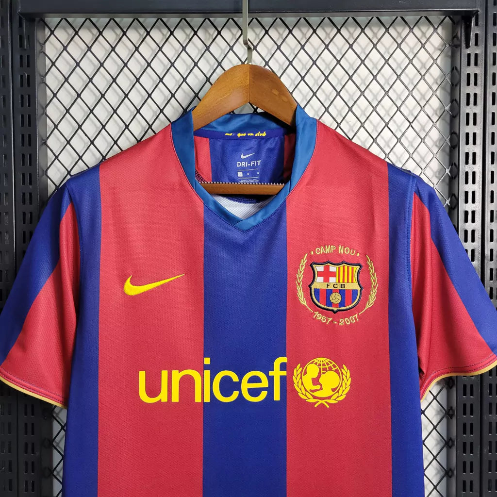 Barcelona 2007-2008 Retro Home Jersey