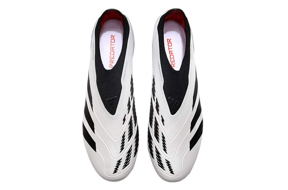 Adidas Predator Accuracy | Pure White | Black | Laceless