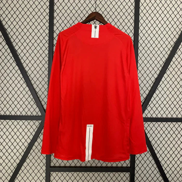 Manchester United 2007-2008 Retro Home Long Sleeve