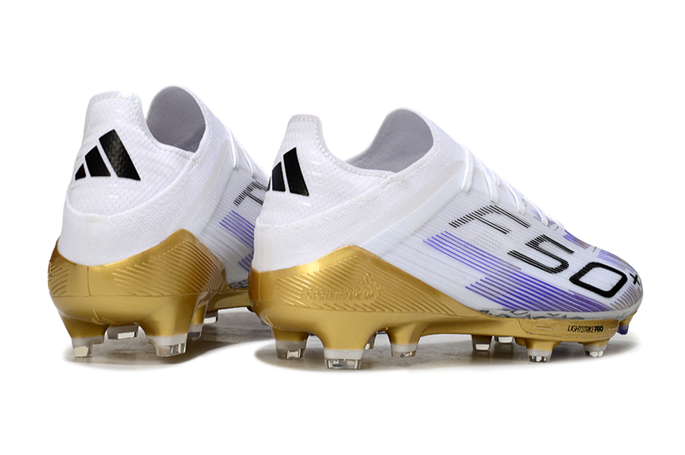 Adidas F50 | White | Purple | Gold