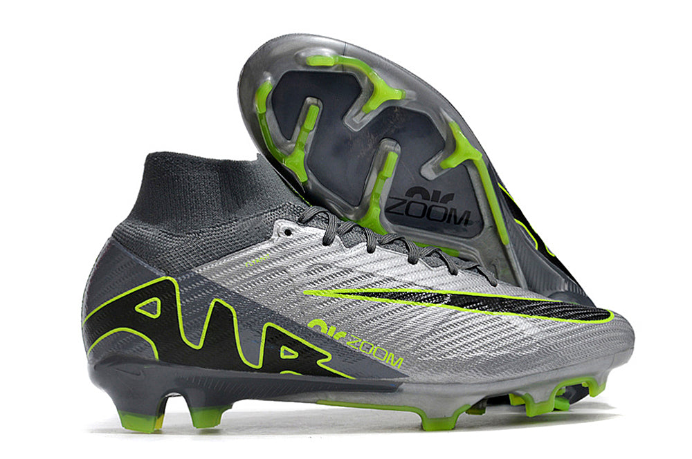 Nike Mercurial Superfly - Fossil Gray | Jet Black | Chartreuse Green