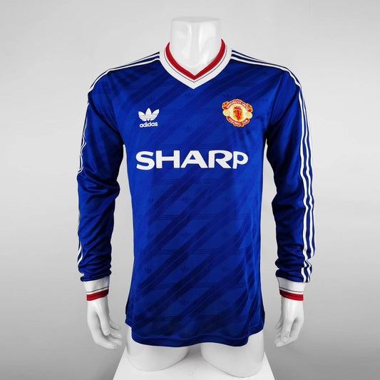 Manchester United 1986-1987 Retro Long Sleeve Away Kit