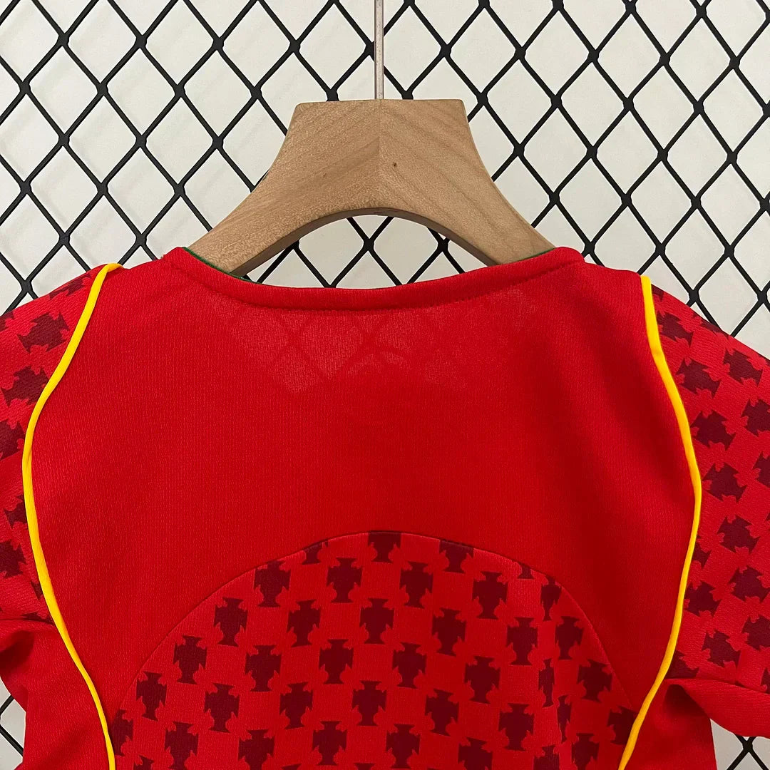 2004 Retro Portugal Home Kids Size
