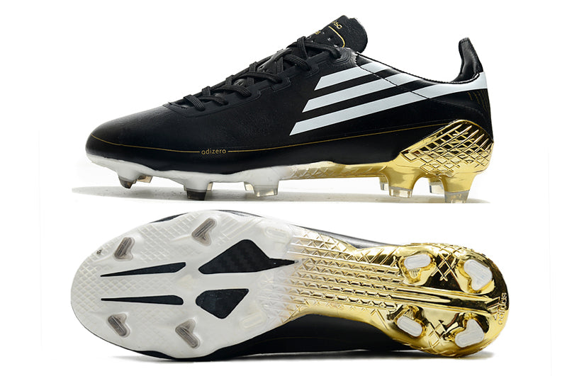 Adidas X Crazyfast Lace - Jade Black | White | 24K Gold Yellow