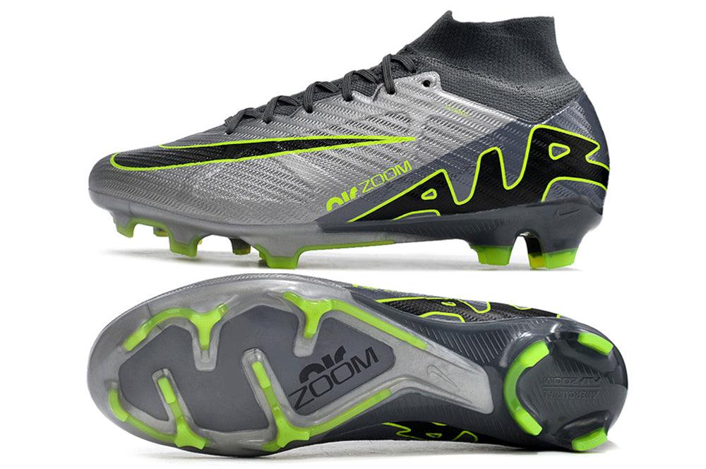 Nike Mercurial Superfly - Fossil Gray | Jet Black | Chartreuse Green