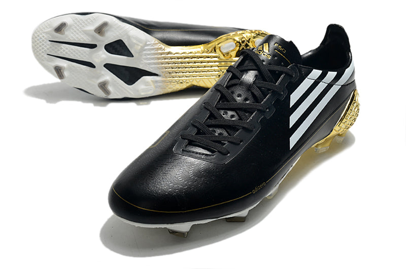 Adidas X Crazyfast Lace - Jade Black | White | 24K Gold Yellow
