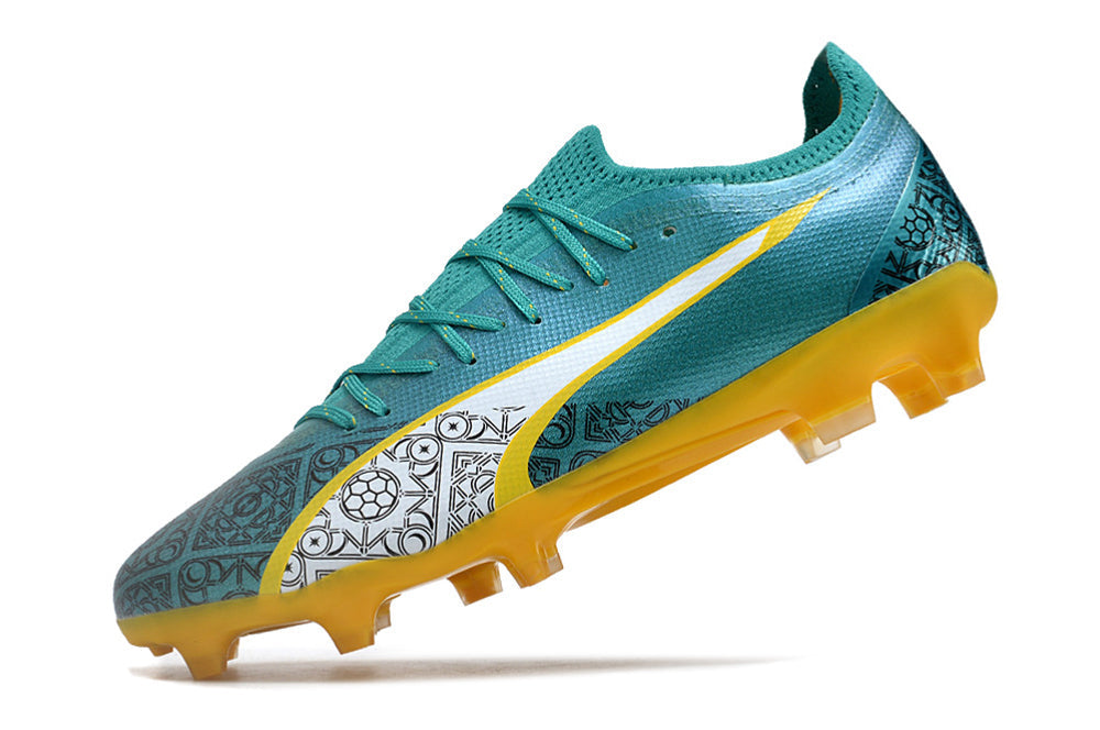 Puma Future Ultimate - Ocean Green | Sahara Yellow