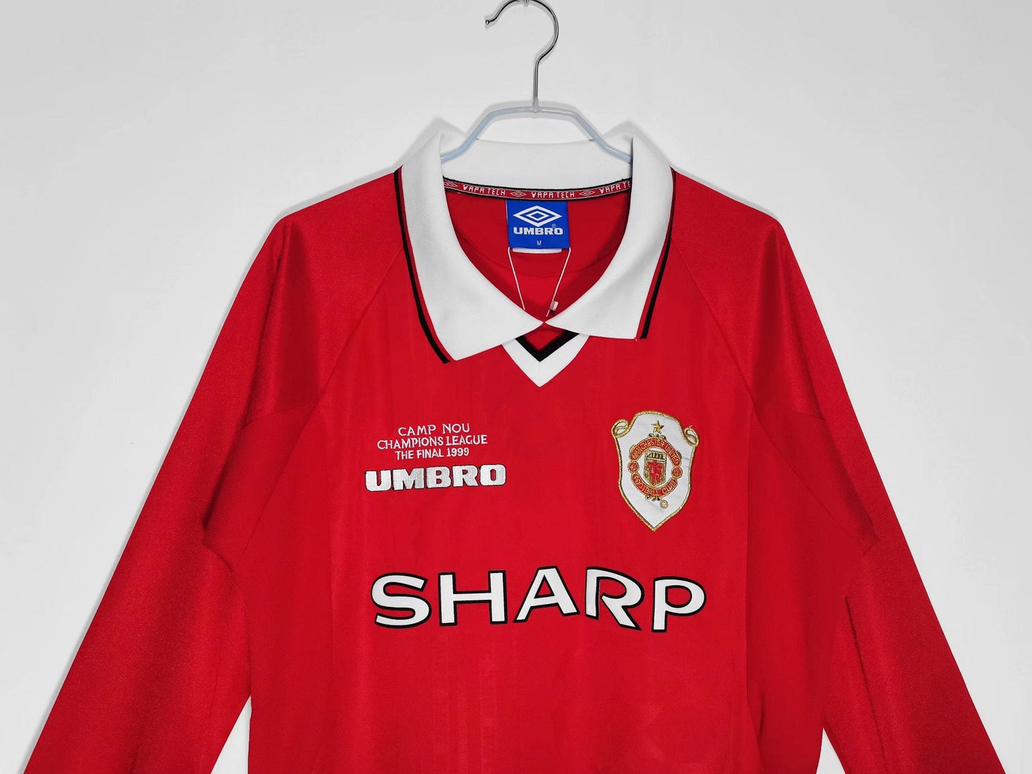 Manchester United 1999 Retro Long Sleeve Champions League Kit