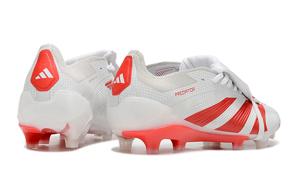 Adidas Predator Accuracy+ Shoes - White | Red