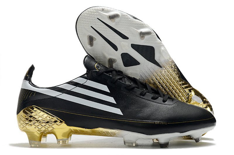 Adidas X Crazyfast Lace - Jade Black | White | 24K Gold Yellow