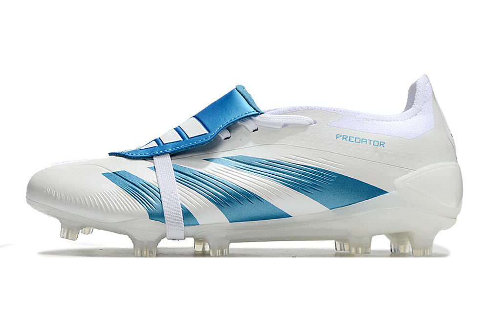 Adidas Predator Accuracy+ Shoes - White | Metallic Blue