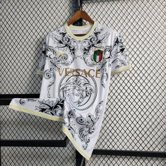 Italy "Versace" Special White Jersey