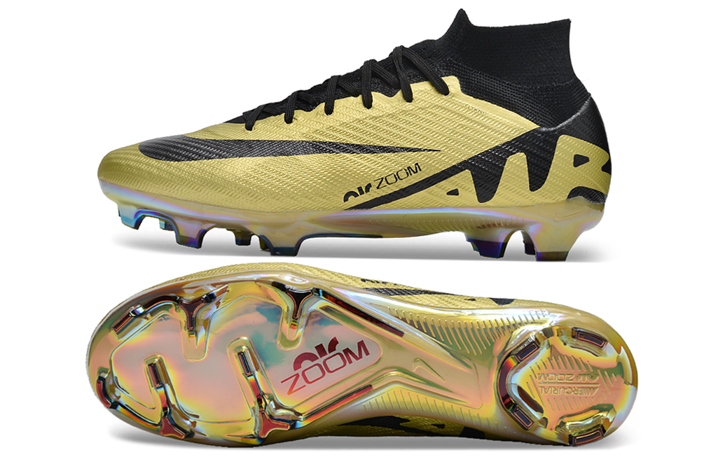 Nike Mercurial Superfly - 24k Gold Yellow | Midnight Black
