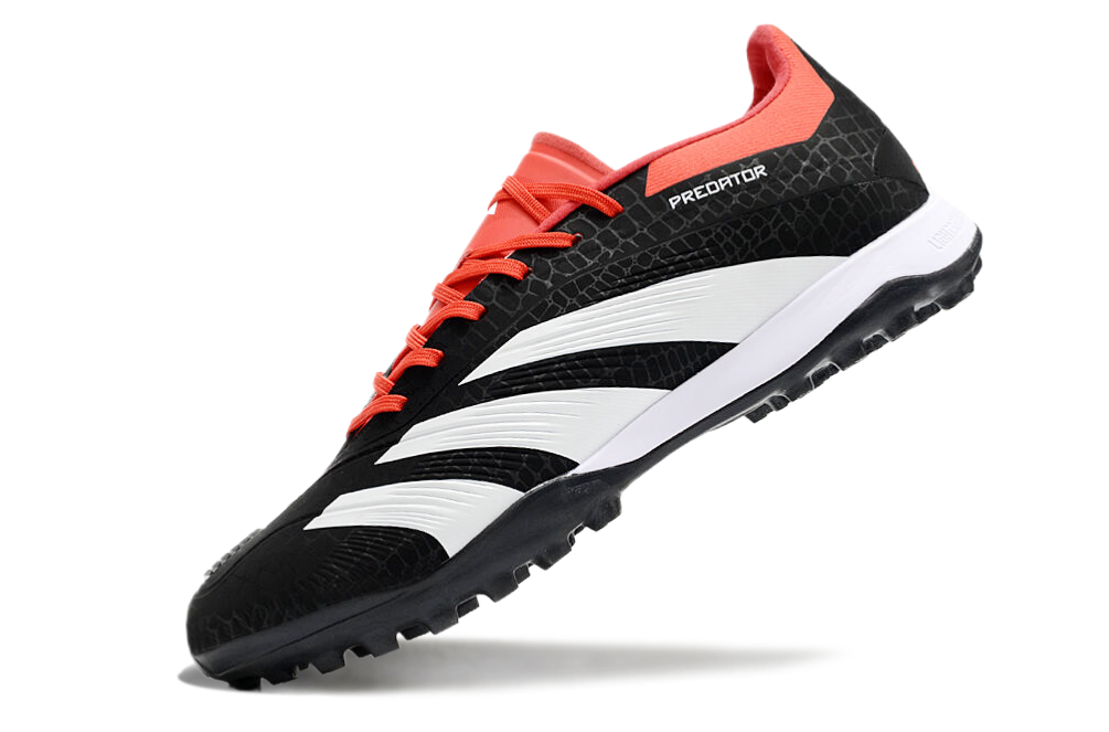 Adidas Predator 24 Elite Indoor Shoes - Jet Black | Currant Red | White