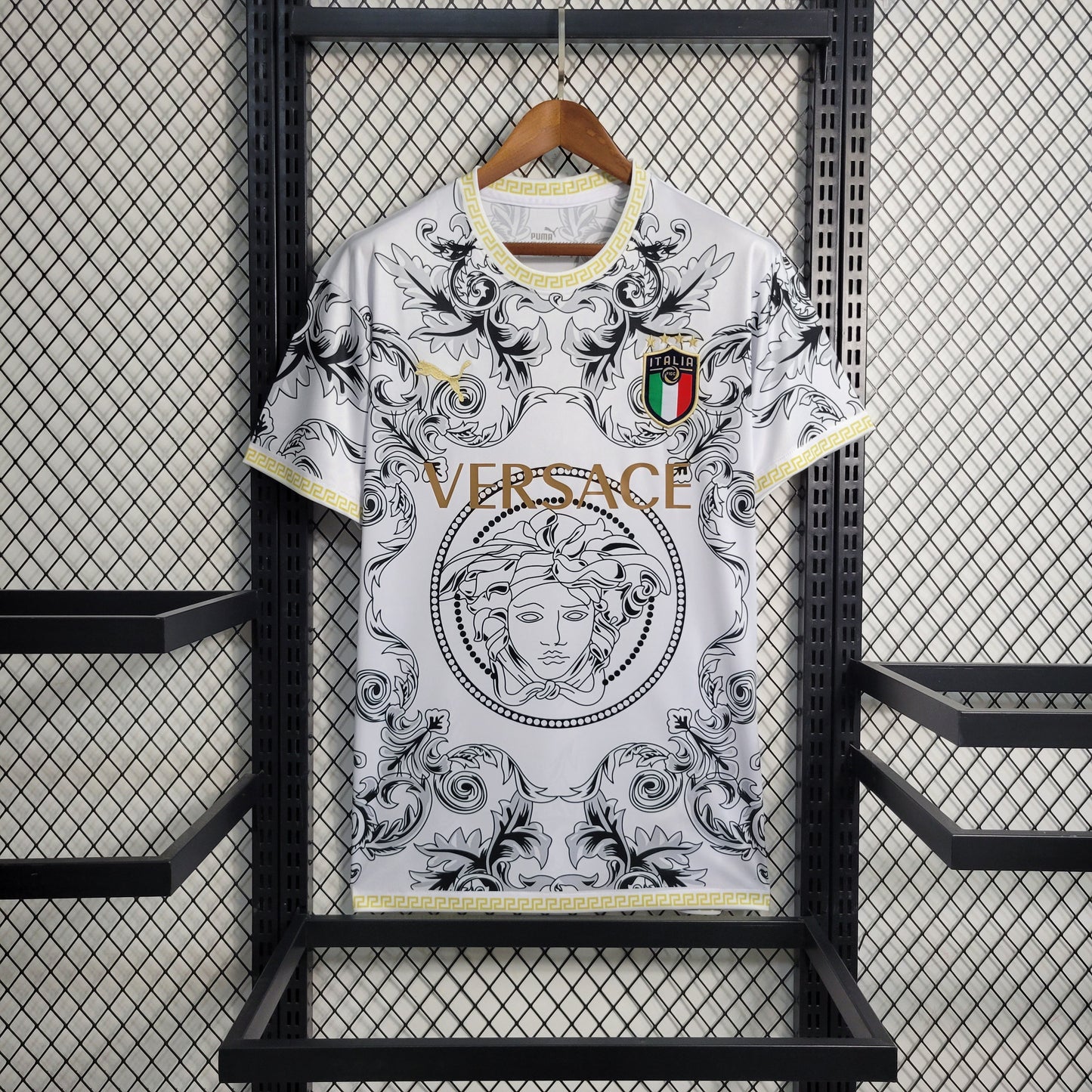 Italy "Versace" Special White Jersey