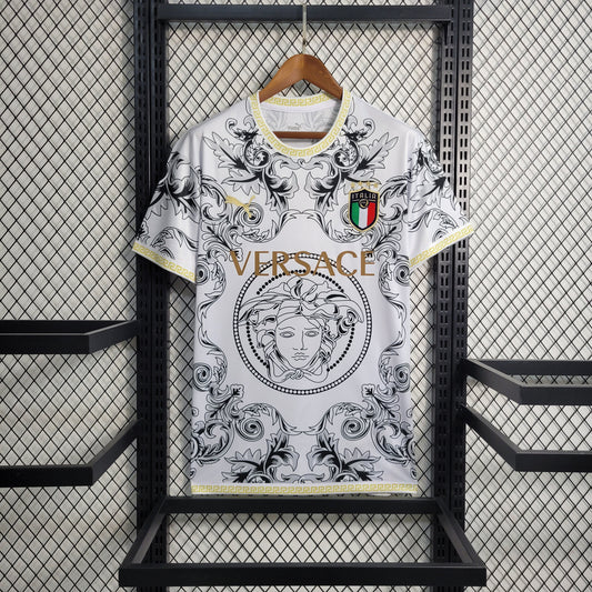 Italy "Versace" Special White Jersey