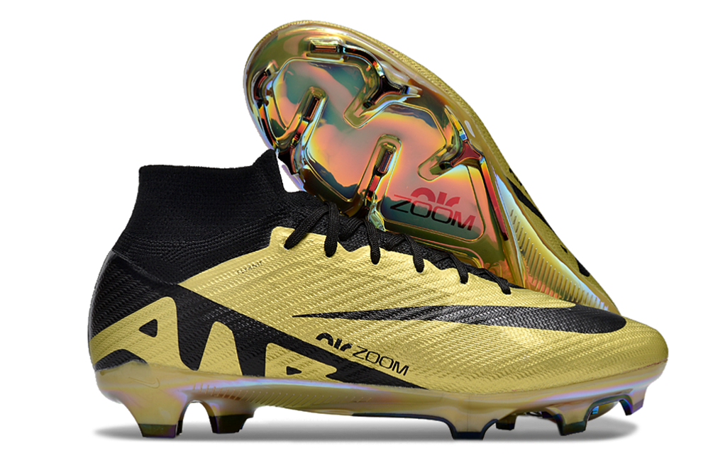 Nike Mercurial Superfly - 24k Gold Yellow | Midnight Black