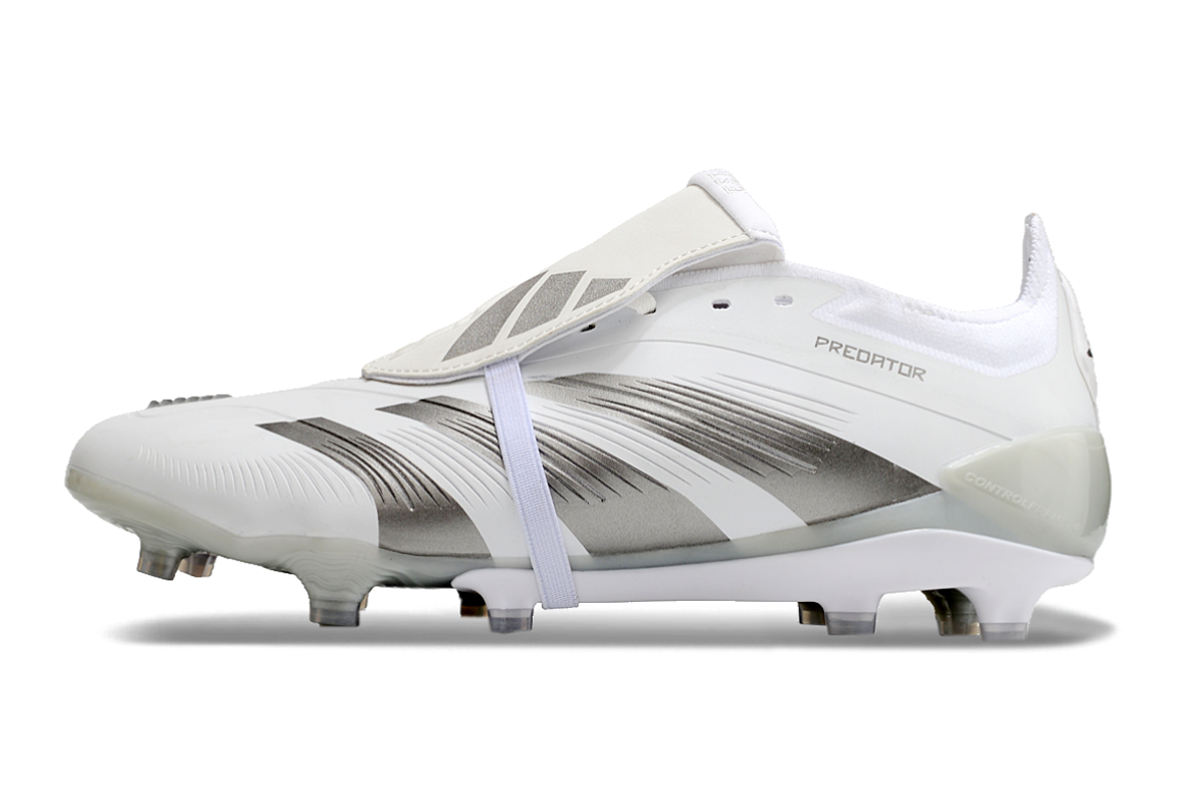 Adidas Predator Accuracy+ Shoes - White | Cloud Gray