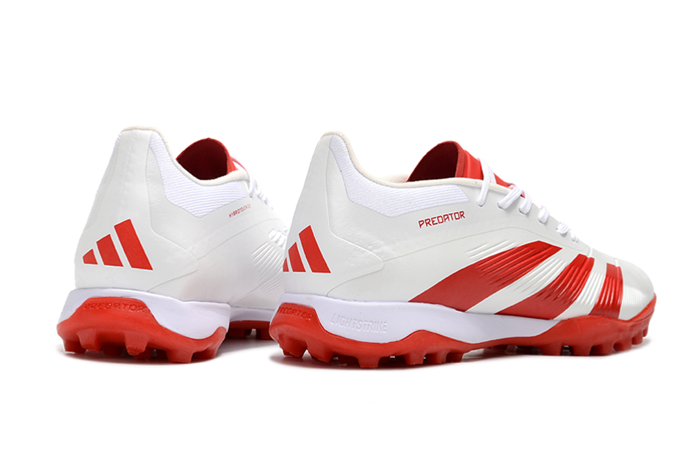 Adidas Predator 24 Elite Indoor Shoes - Ruby Red | Snow White