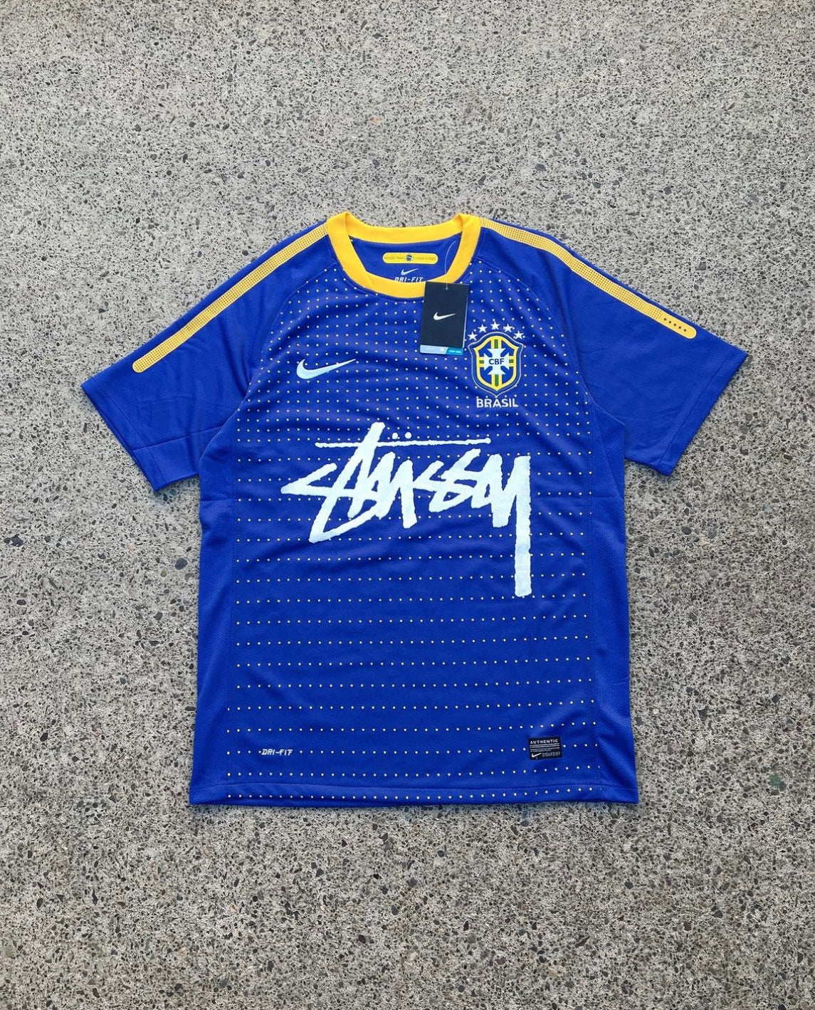 Stüssy x Brazil Blue Special Jersey